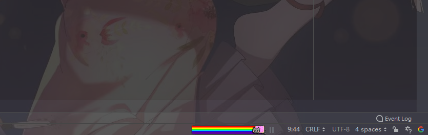IDEA Nyan progress bar 截图